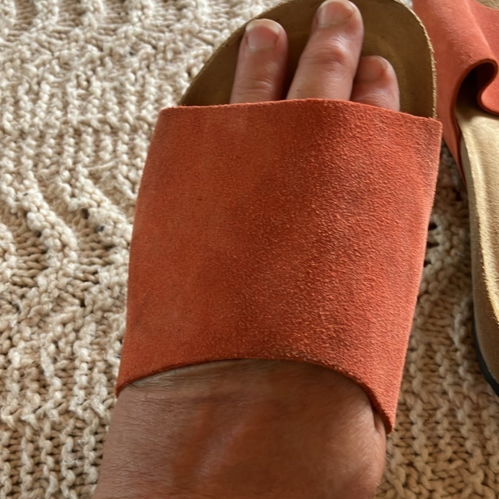 A. Giannetti suede slide sandals made in Italy size 9.5 - Picture 7 of 7